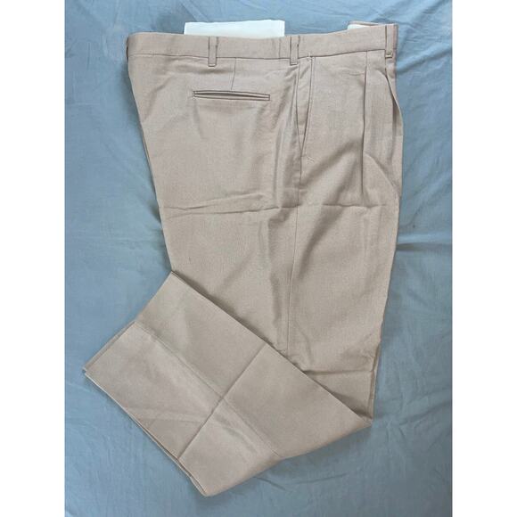 Wentworth Vintage Wards Easy Care Washable Wool Dress Pants, Slacks. Men's 42X30 - Picture 2 of 10
